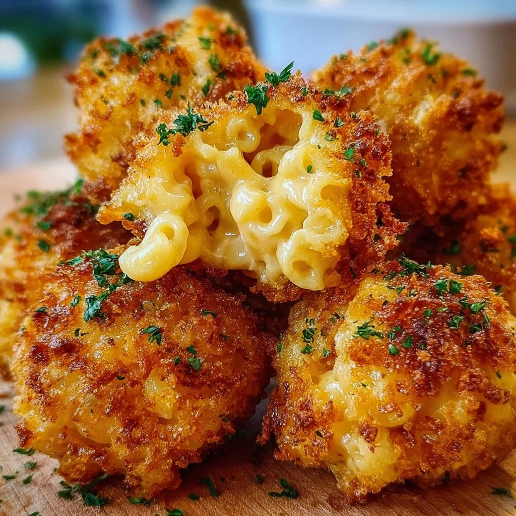 Air Fryer Fried Macaroni and Cheese Balls