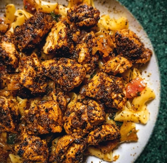 Authentic Jerk Chicken Rasta Pasta