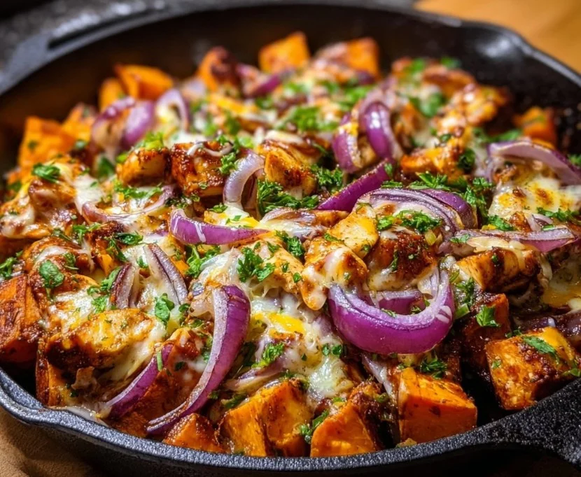 BBQ Chicken Sweet Potato Skillet – Easy One-Pan Dinner