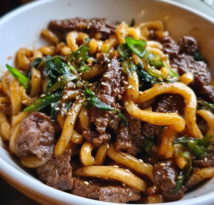 Beef Black Pepper Udon