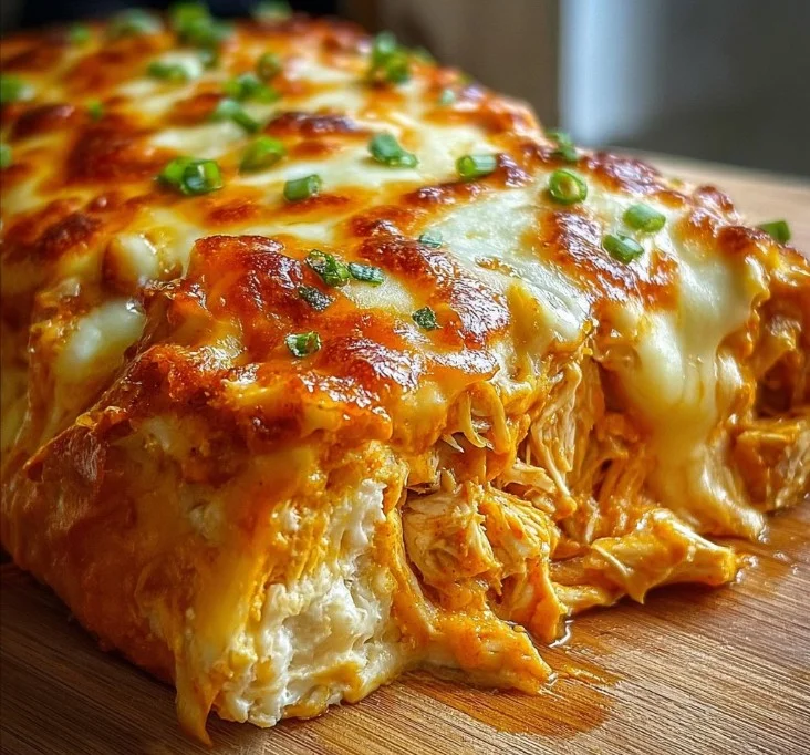 Buffalo Chicken Cheese Bake