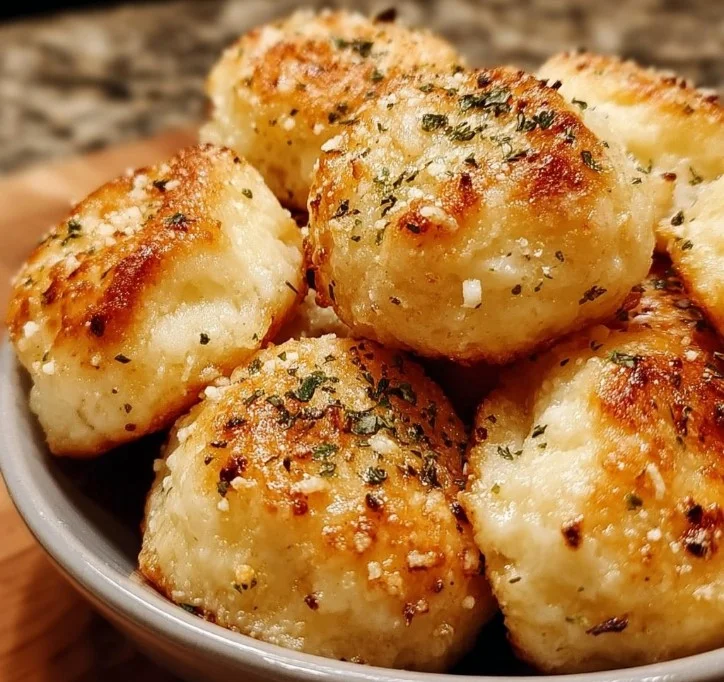 Cheesy Garlic Bread Bites