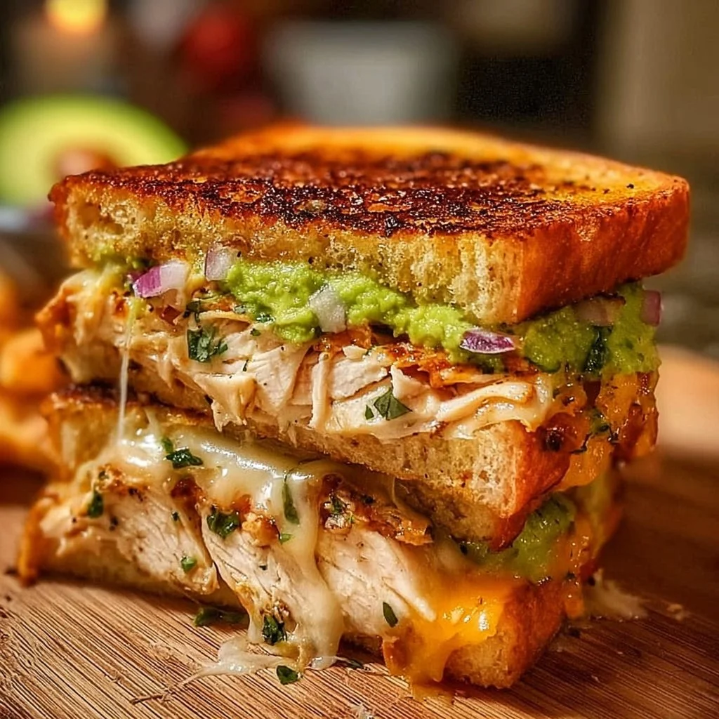 Chicken Avocado Melt Sandwich