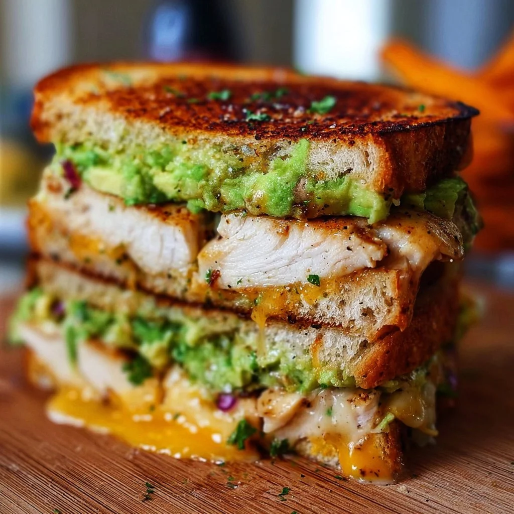 Chicken Avocado Melt Sandwich