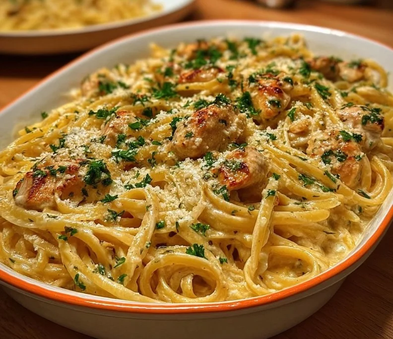 Garlic Butter Chicken Linguine