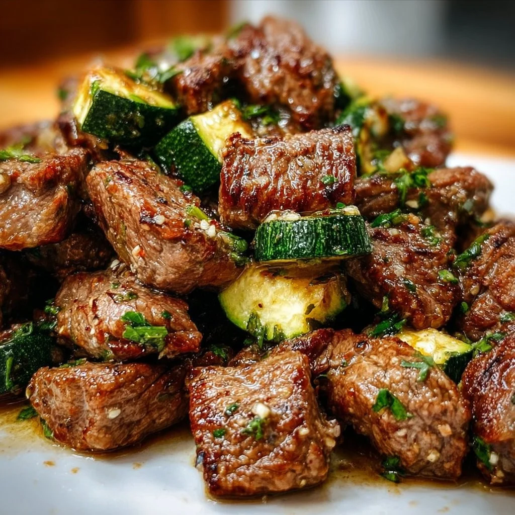 Garlic Butter Steak Bites