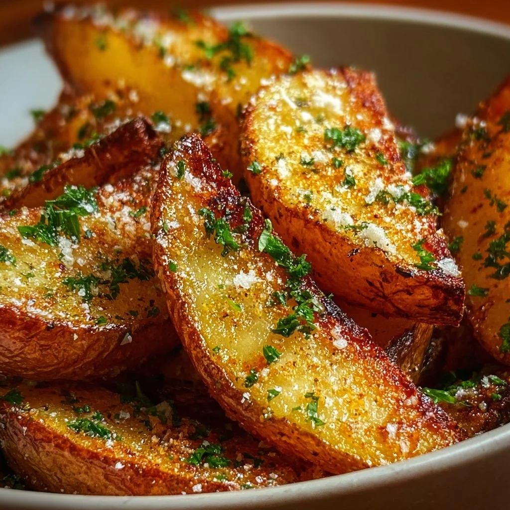 Garlic Parmesan Potato Wedges