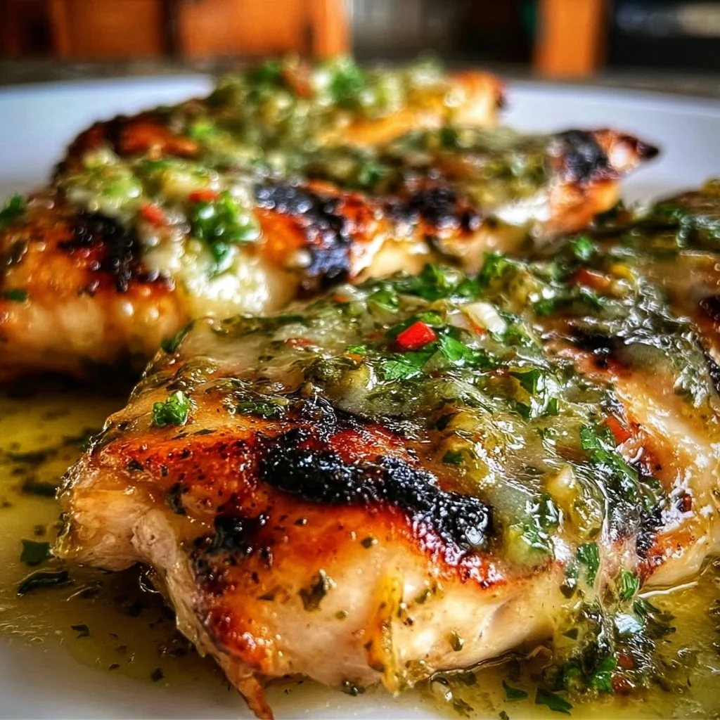 Grilled Salsa Verde Pepper Jack Chicken