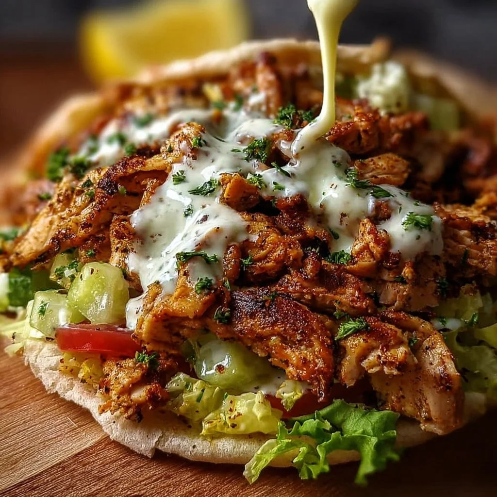 Homemade Chicken Shawarma