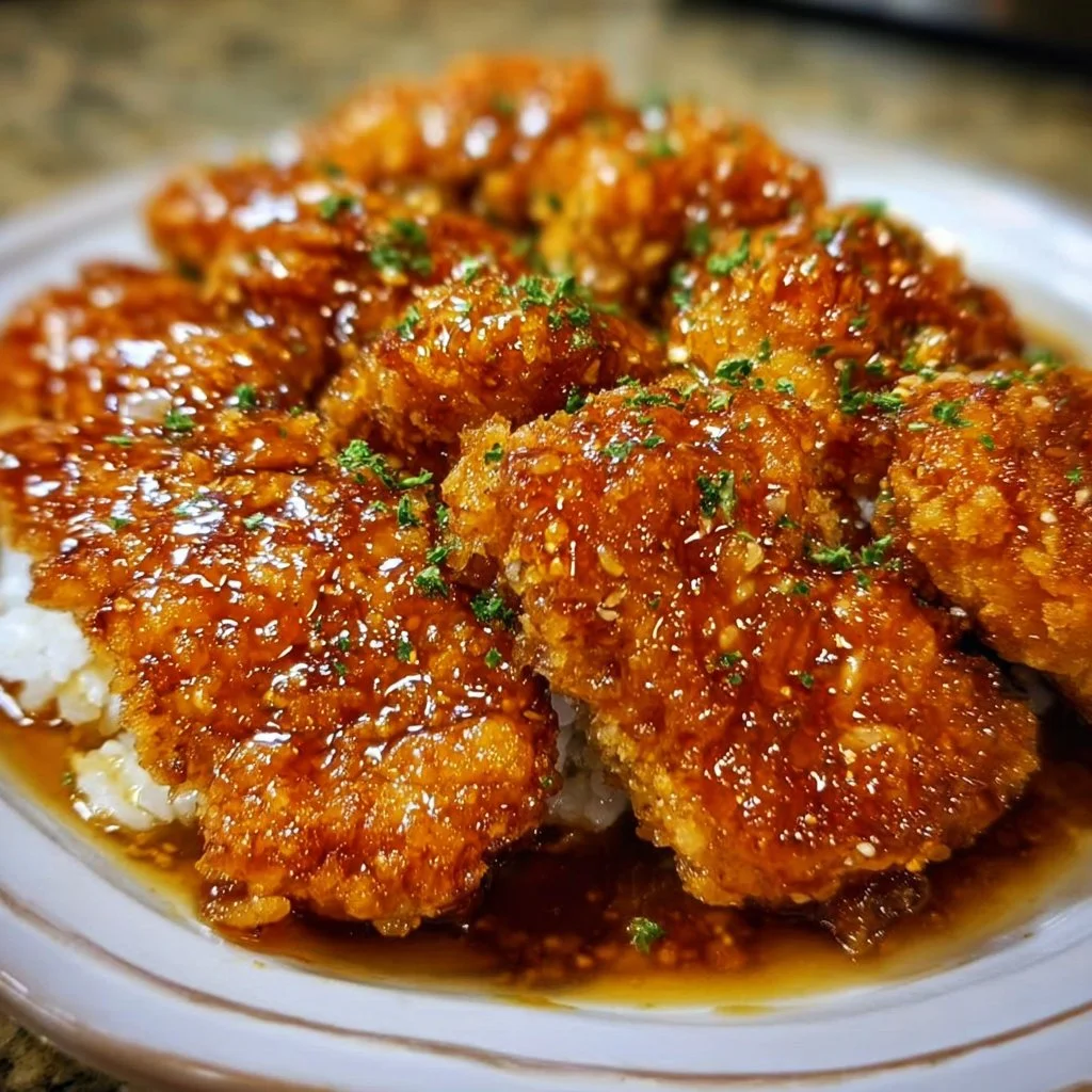 Honey Garlic Crispy Chicken