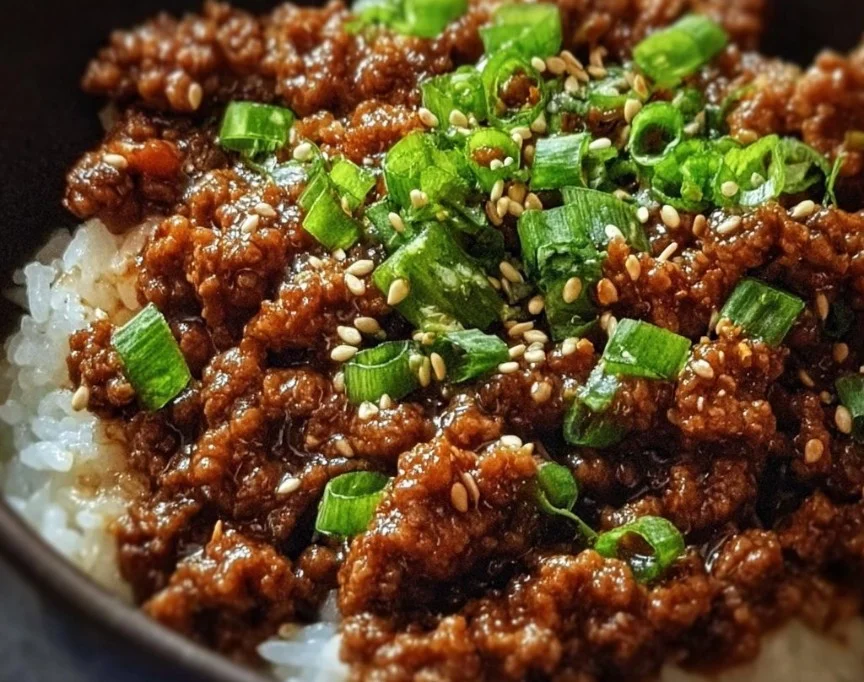 Korean Ground Beef Bowl