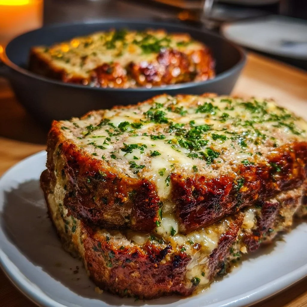 Mouthwatering Garlic Parmesan Meatloaf Recipe – Easy Comfort Food Dinner Idea