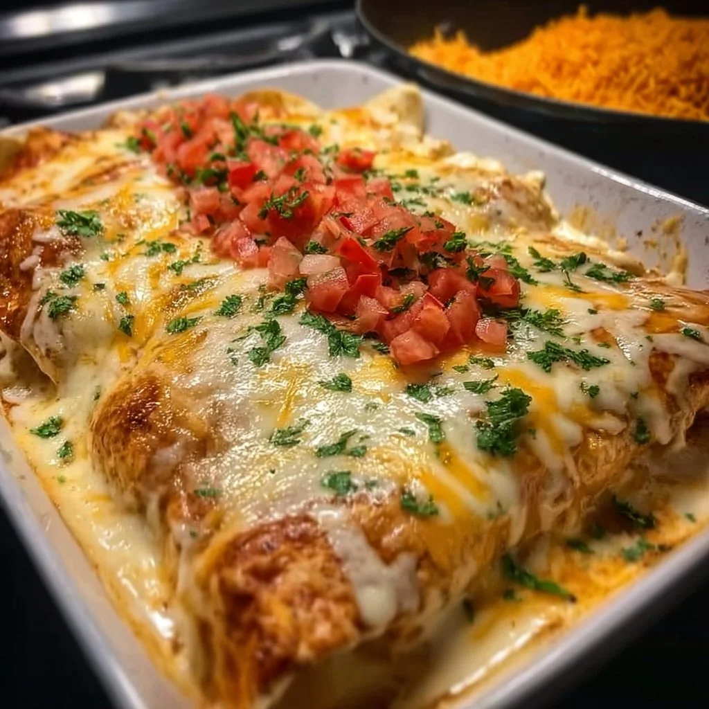 Queso Chicken Enchiladas for a Quick and Cheesy Dinner Delight