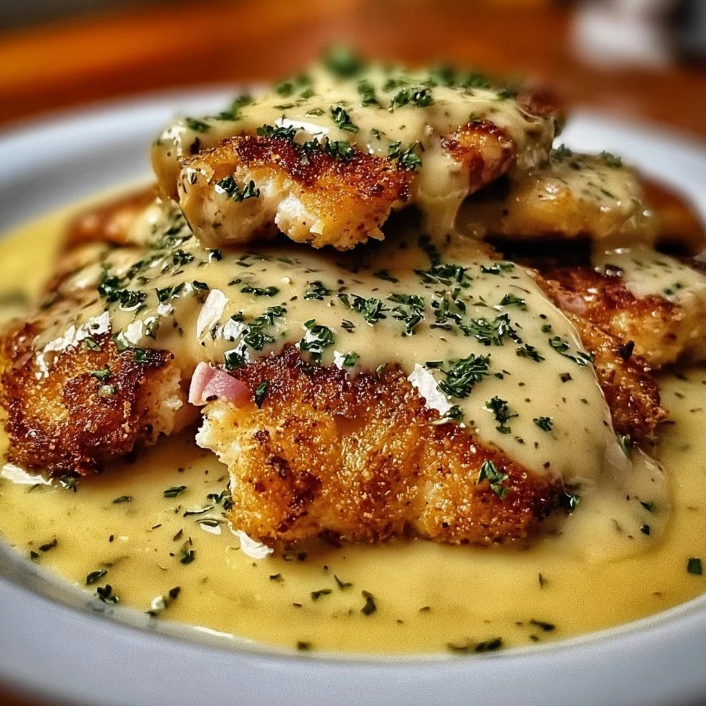 Savory Malibu Chicken with Creamy Mustard Sauce
