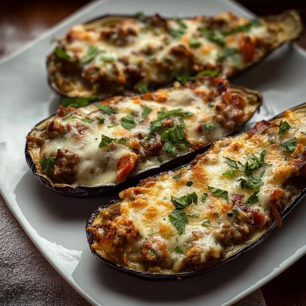 Spanish Stuffed Eggplant