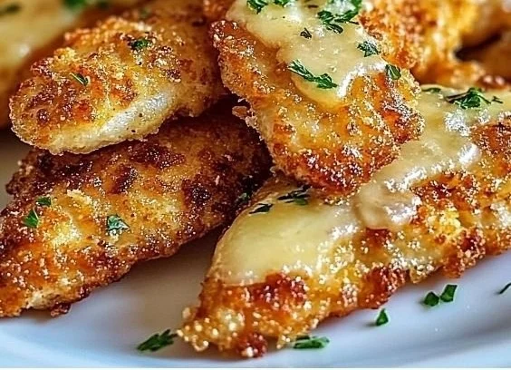 Zesty Lemon Garlic Parmesan Chicken Tenders